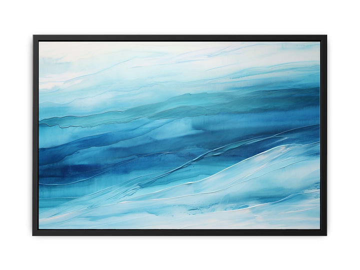 Blue Layer Art Painting 