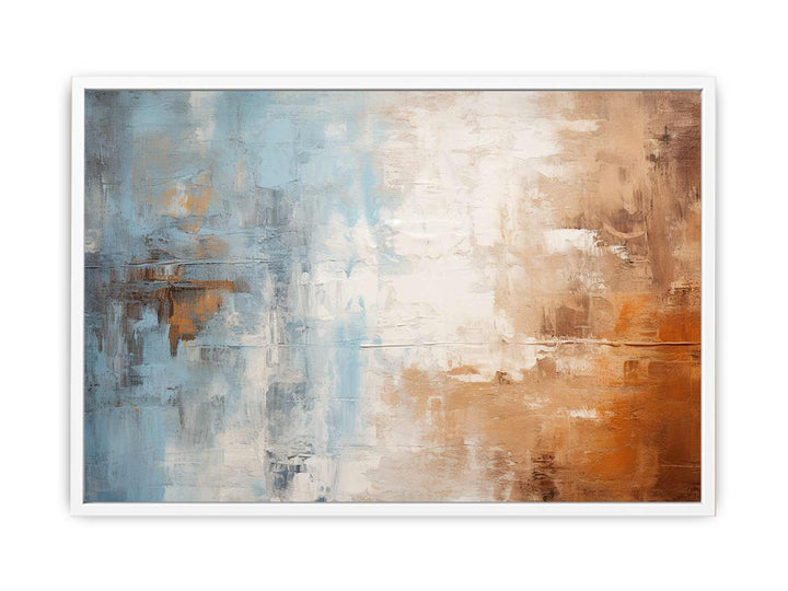  Blue Brown Painting   Canvas Print