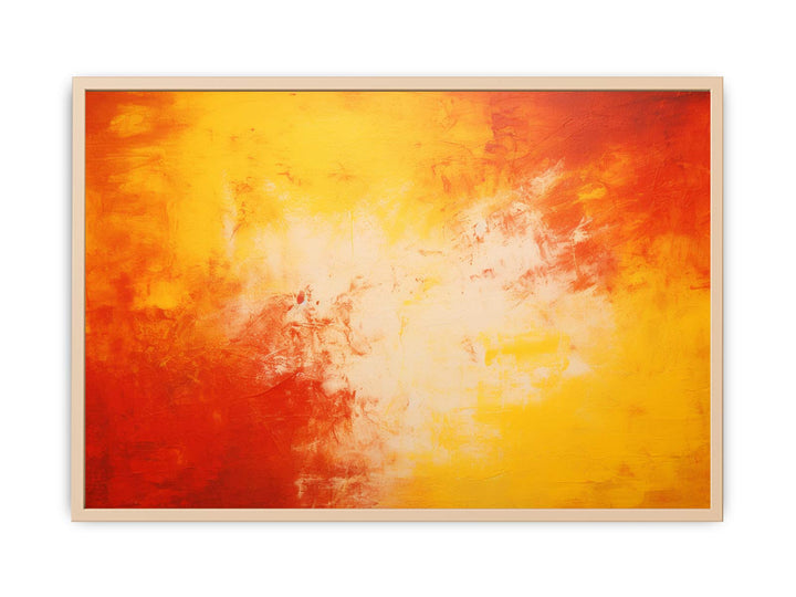 Red Yellow Art Painting   Poster