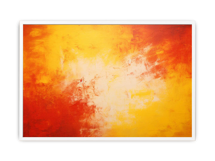 Red Yellow Art Painting   Canvas Print