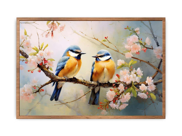 Bird Branches Art Painting  