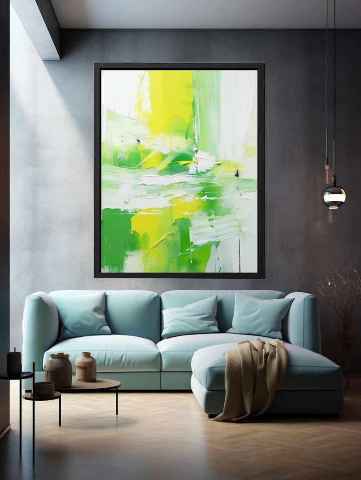 Green Blue Art Painting