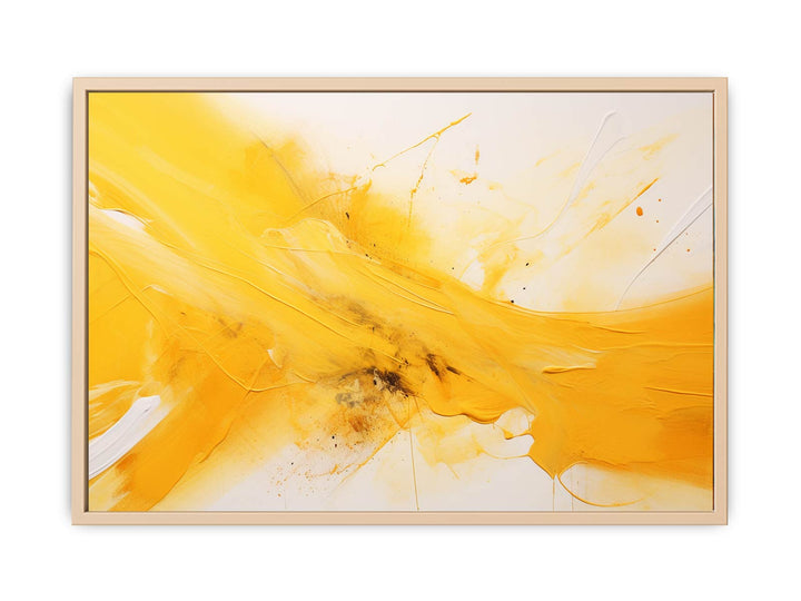 Abstract Yellow Painting