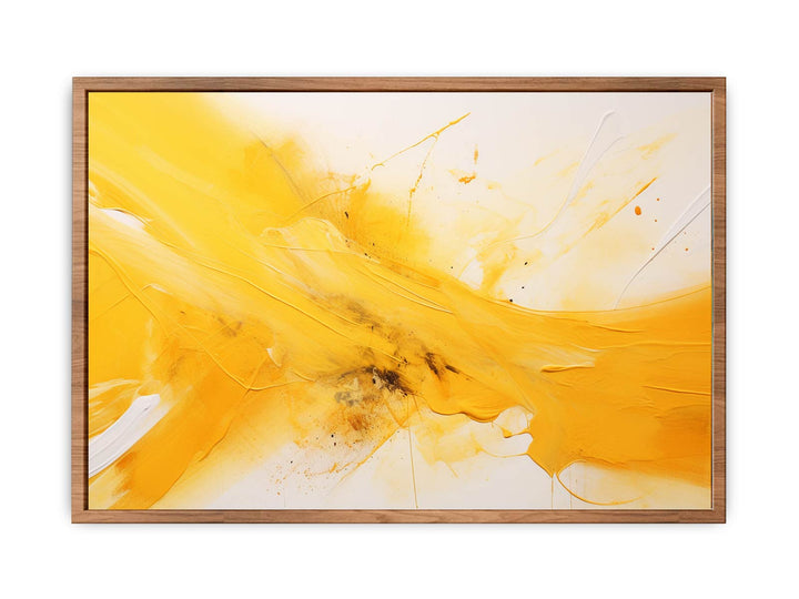 Abstract Yellow Painting