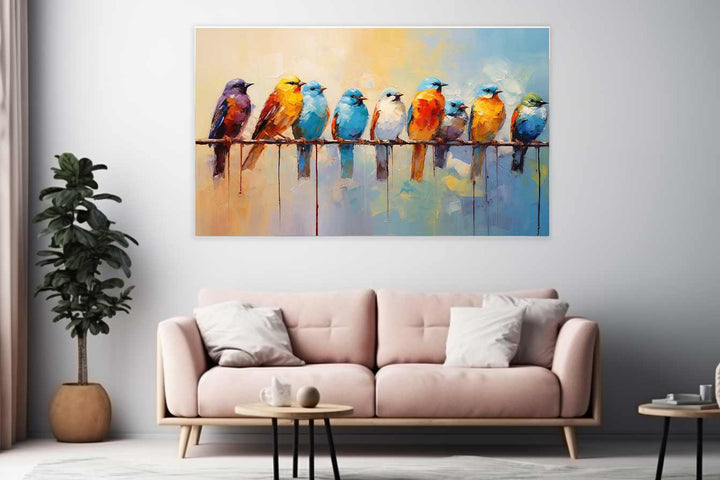 Bird Wire Painting  