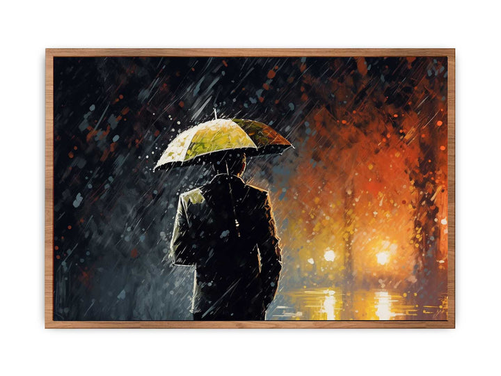  Man Umbrella Painting  