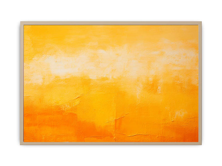 Orange Yellow Painting Framed Print