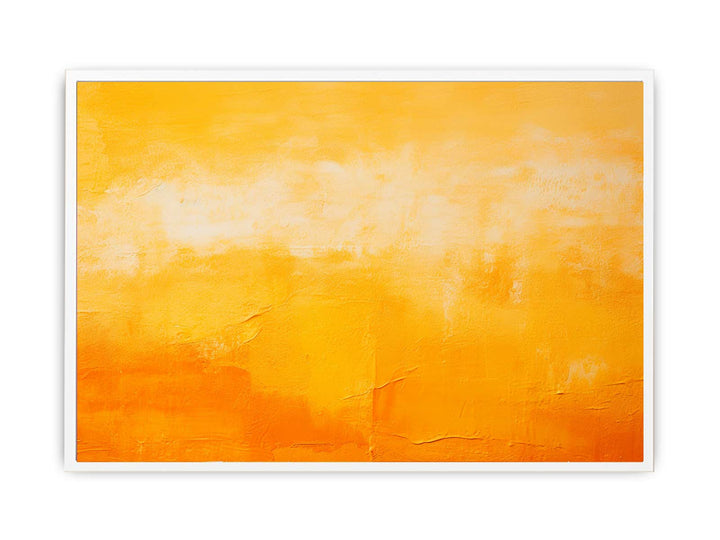 Orange Yellow Painting  Canvas Print