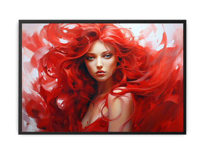 Red Women  Art Painting 