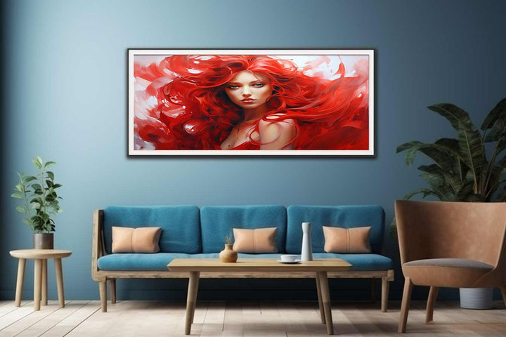 Red Women  Art Painting 