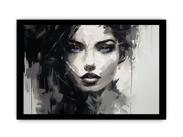 Black And White Art Painting