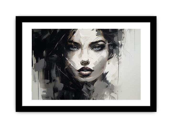 Black And White Art Painting