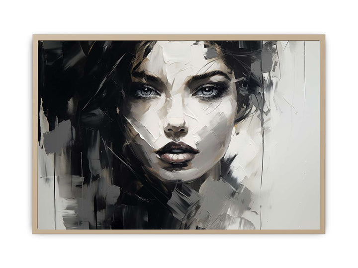 Black And White Art Painting