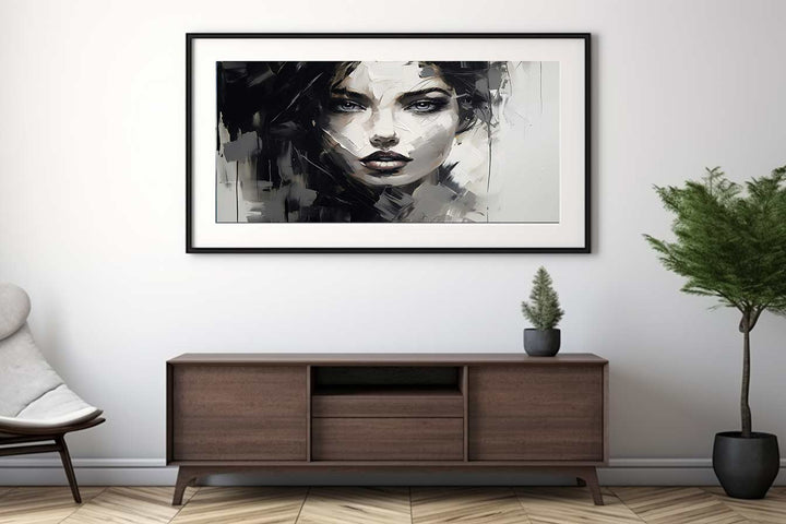 Black And White Art Painting