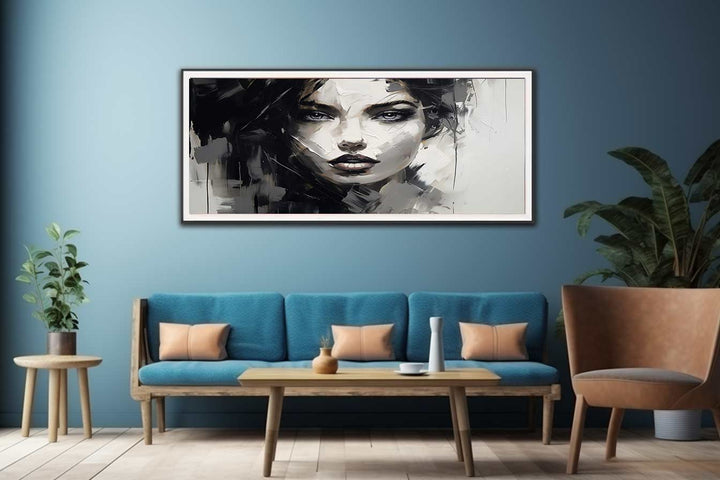 Black And White Art Painting