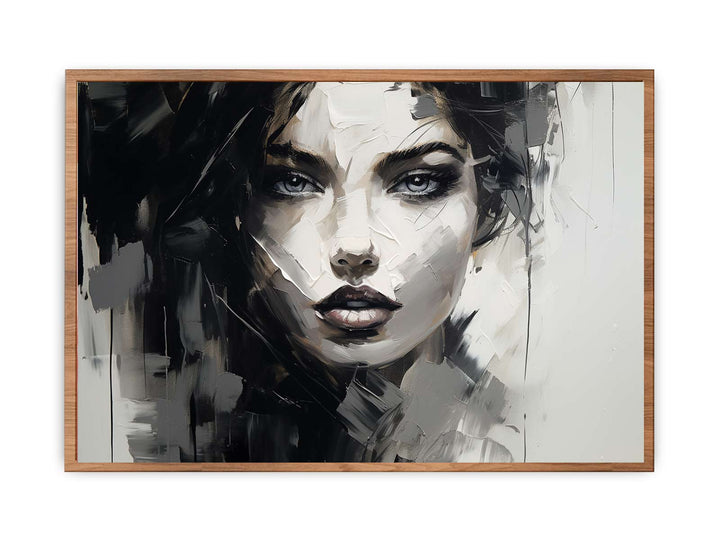 Black And White Art Painting