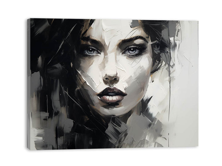 Black And White Art Painting