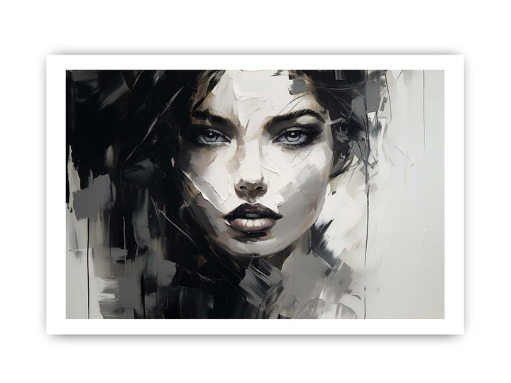 Black And White Art Painting