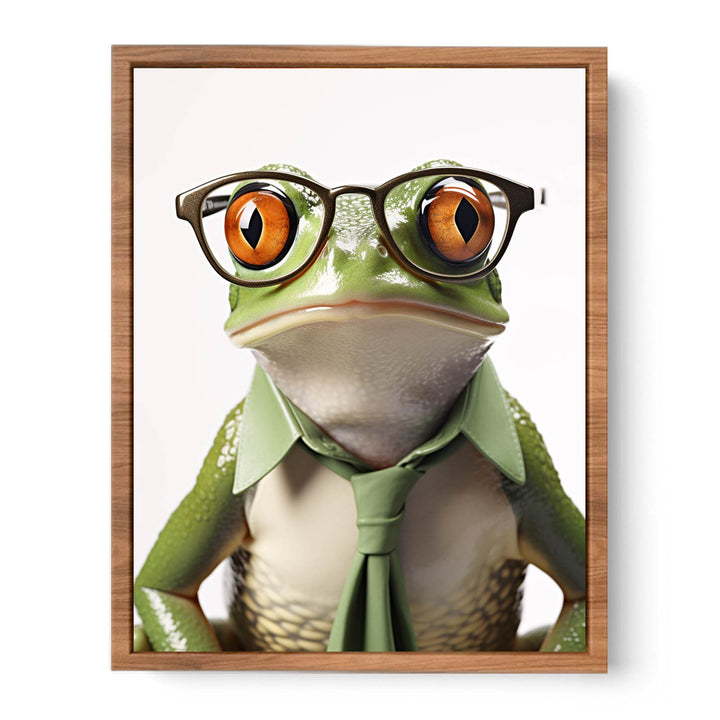 Frog Glasses Modern Art Painting 