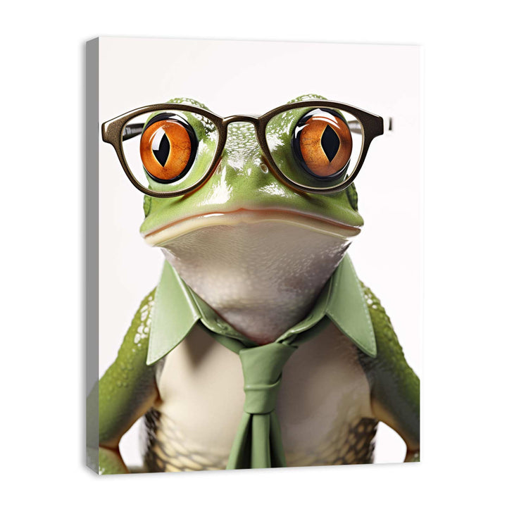 Frog Glasses Modern Art Painting 