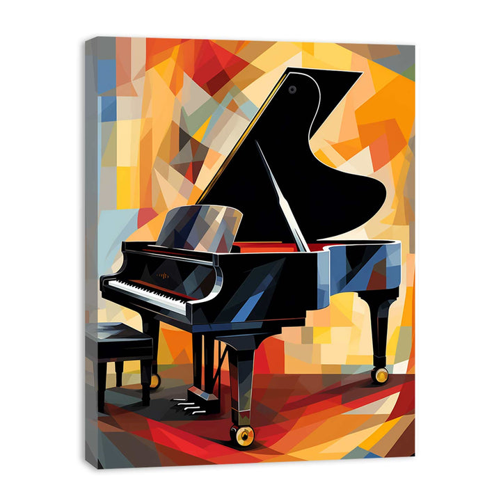 Piano Modern Art Painting
