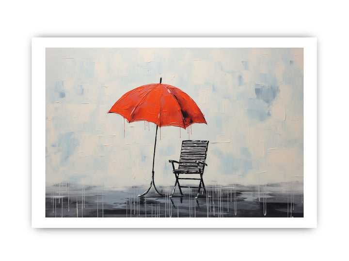 Umbrella Chair Modern Art Painting