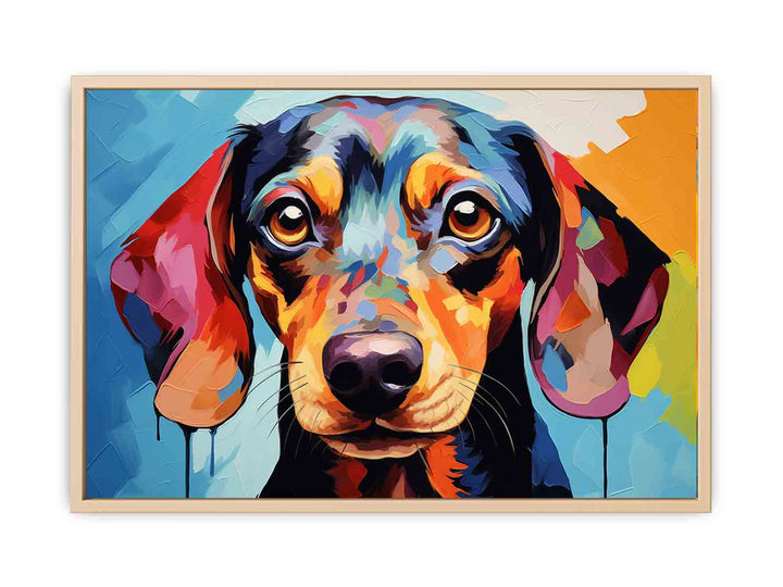 Dog Modern Art Painting   Poster