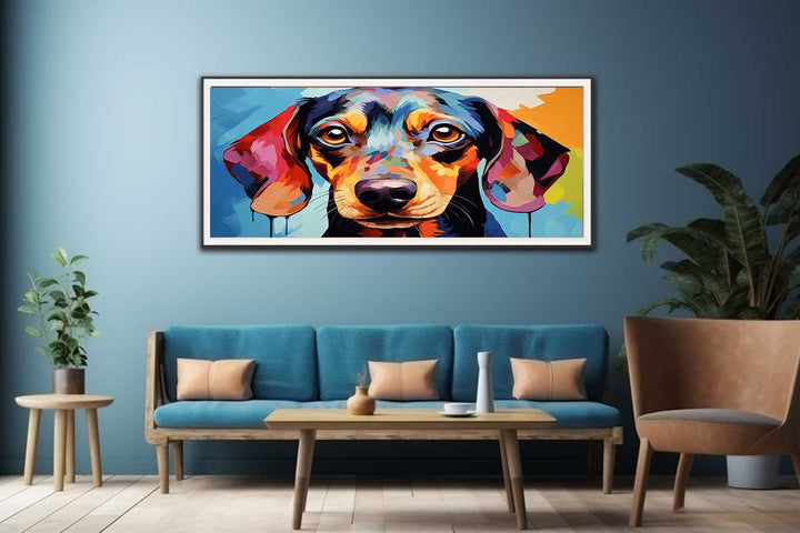 Dog Modern Art Painting  