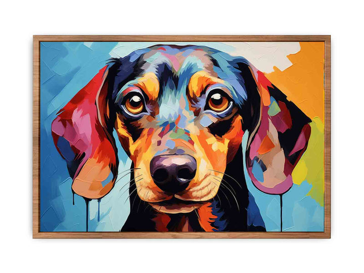 Dog Modern Art Painting  