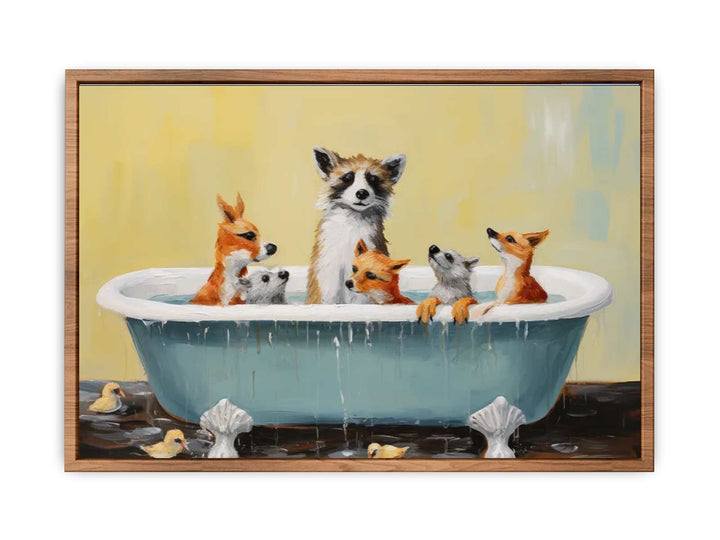 Dog Cupcake Modern Art Painting  