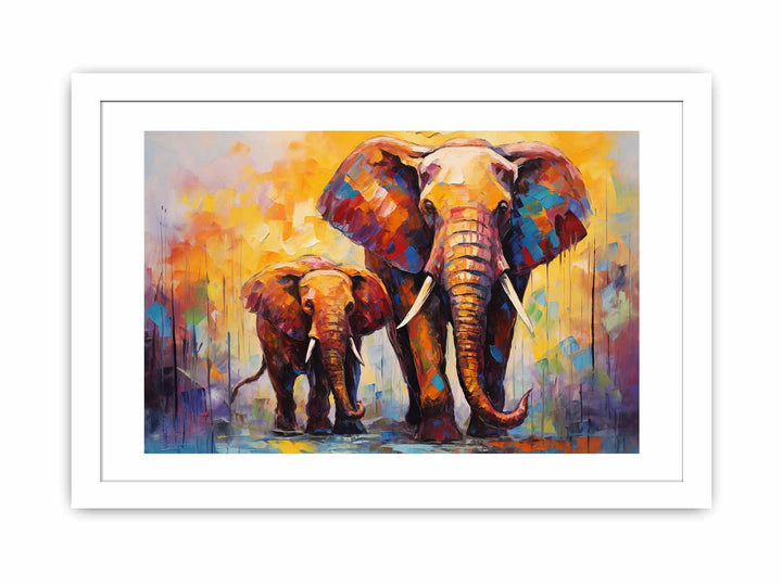 Elephant Modern Art Painting