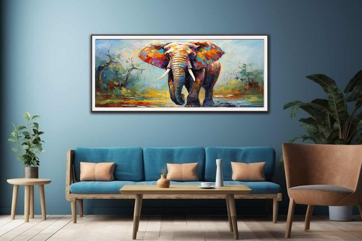 Modern art Elephant Teeth Painting  