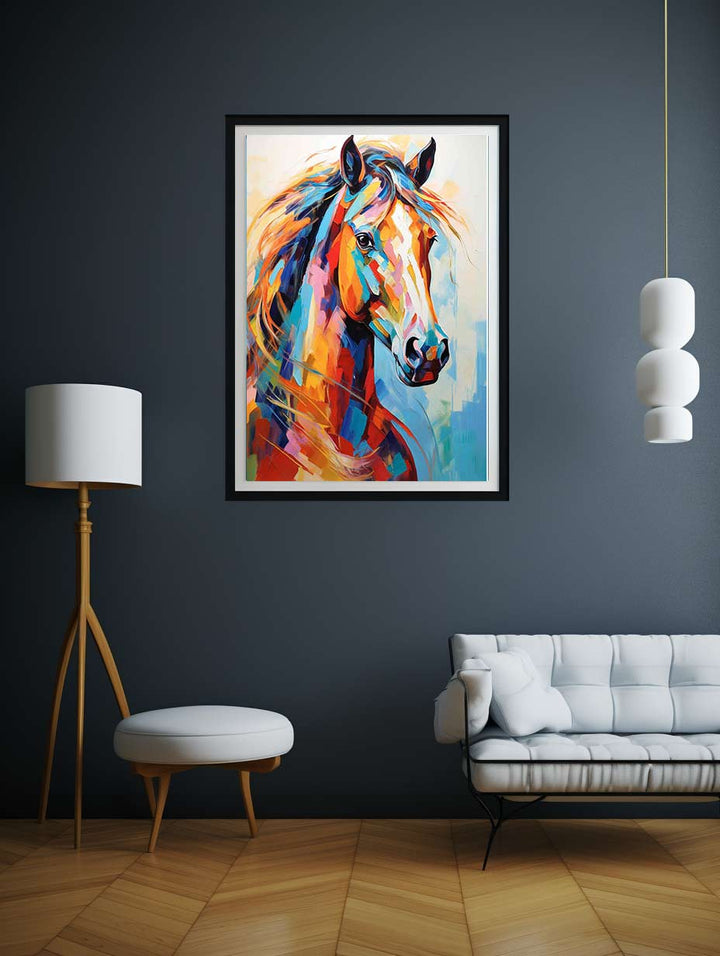 Horse Modern Art Painting  