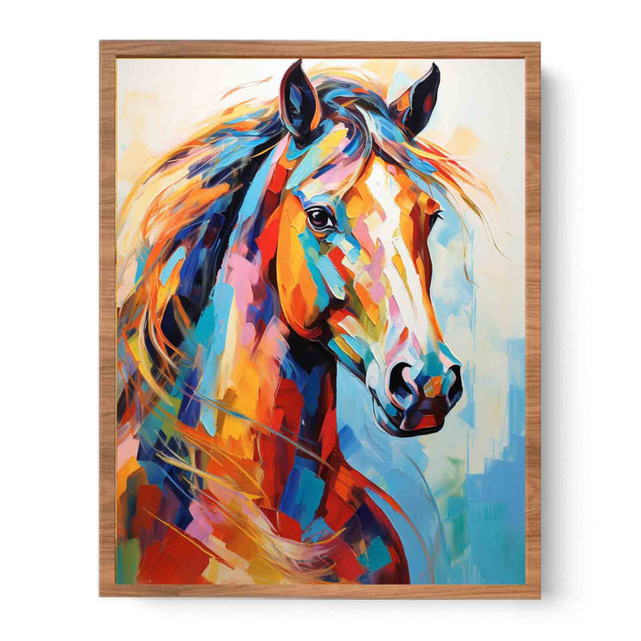 Horse Modern Art Painting  