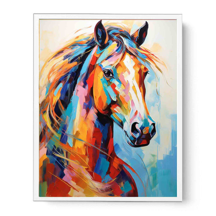 Horse Modern Art Painting  Canvas Print