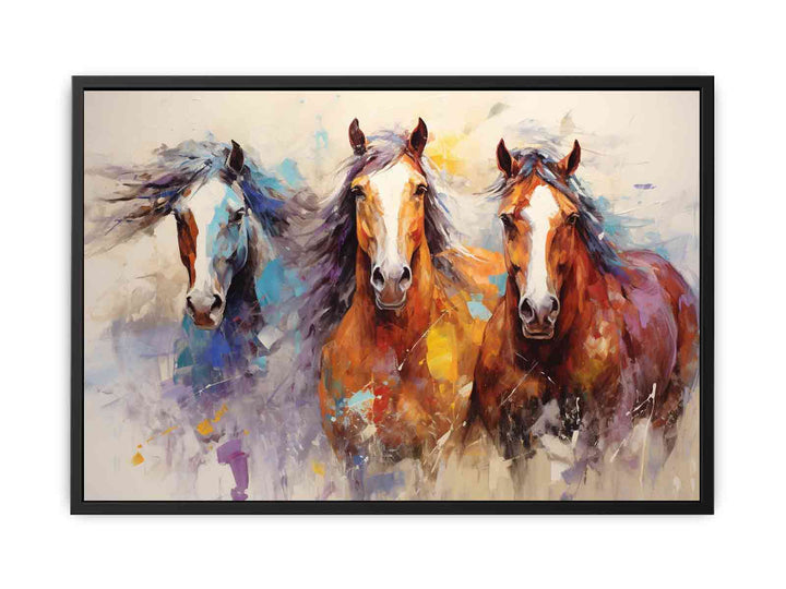 Horses Modern Art Painting  