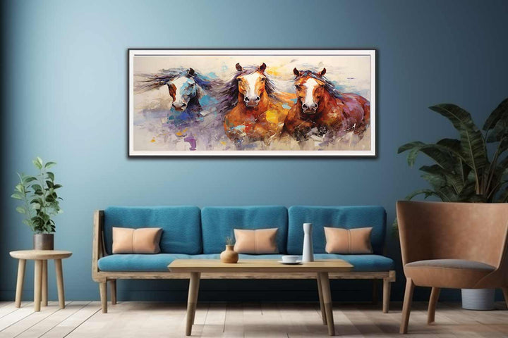 Horses Modern Art Painting  