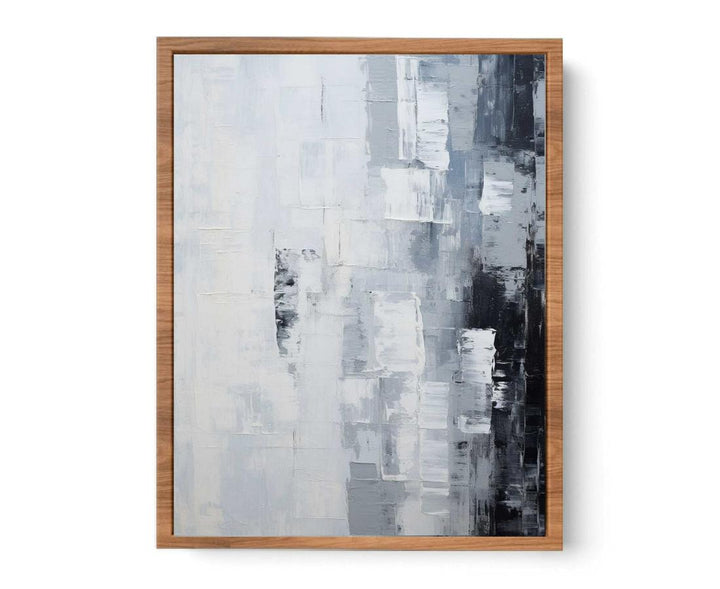 Abstract Knife Grey Art Painting