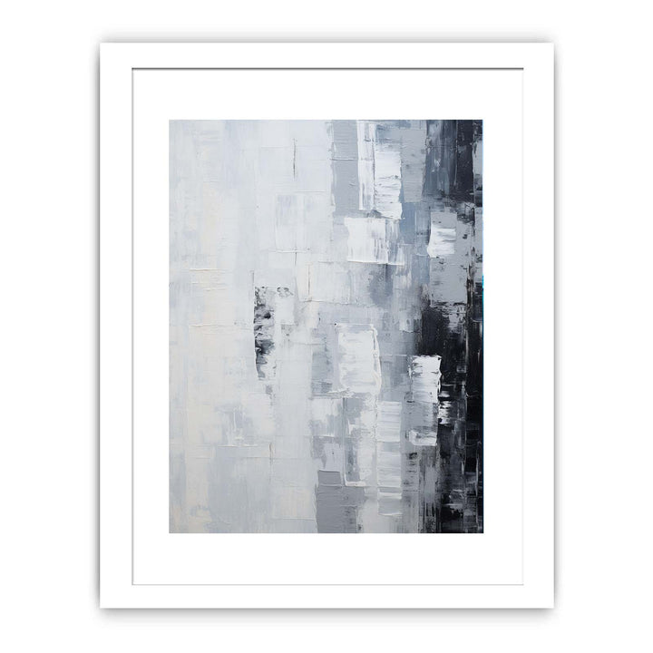 Abstract Knife Grey Art Painting