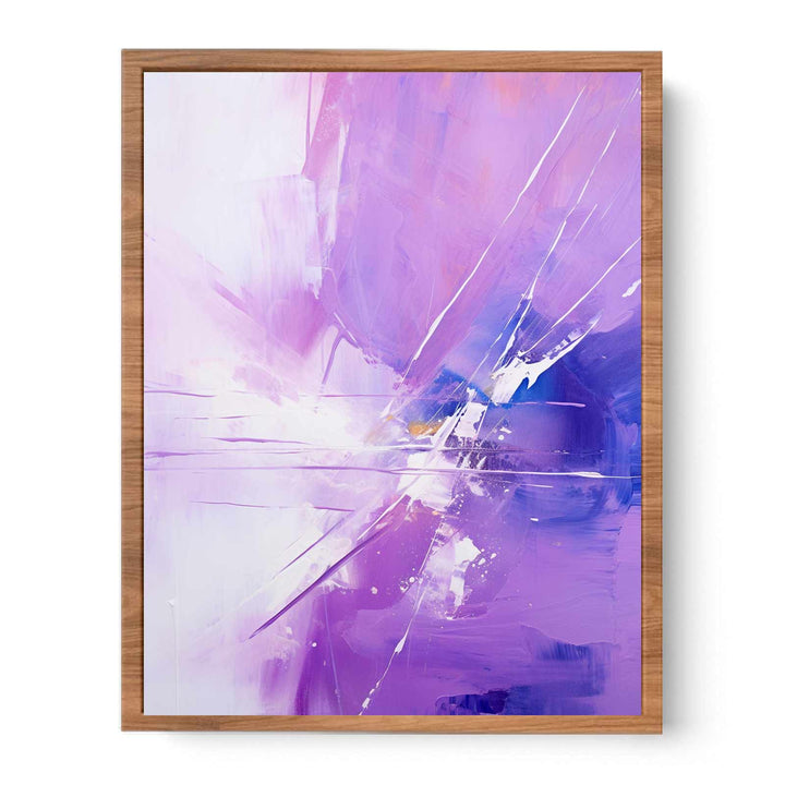 Knife Purple Abstract Art Painting