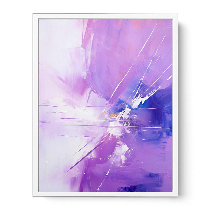 Knife Purple Abstract Art Painting