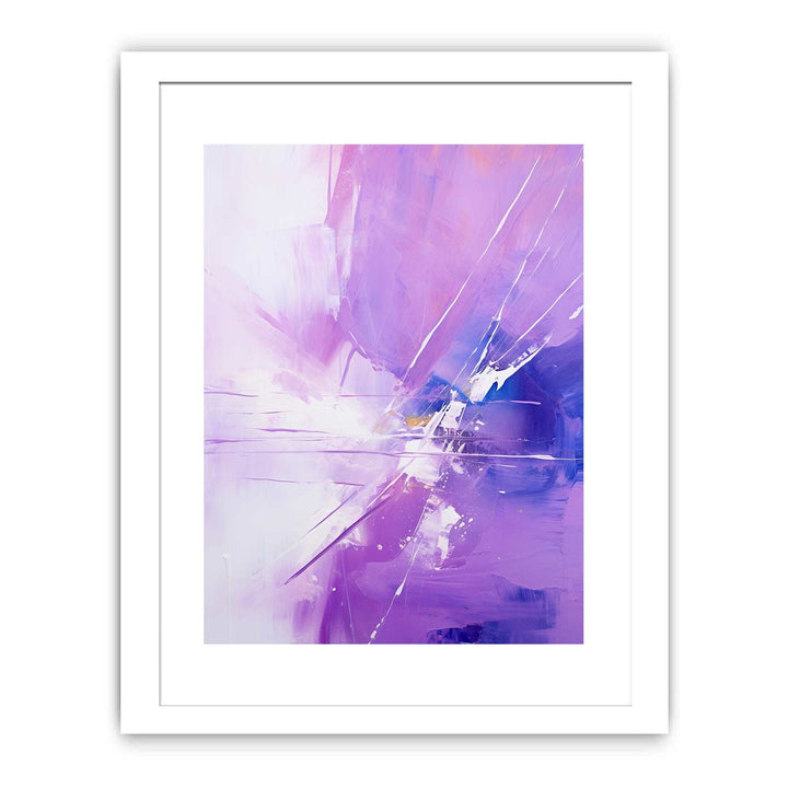 Knife Purple Abstract Art Painting