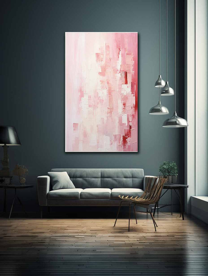 Abstract Pink Painting