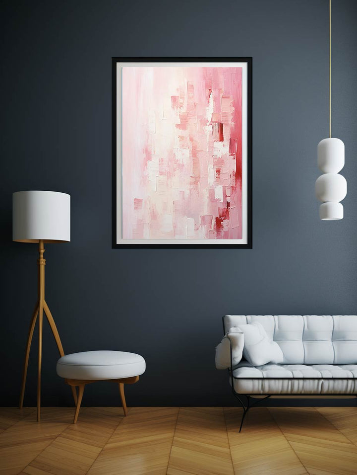 Abstract Pink Painting