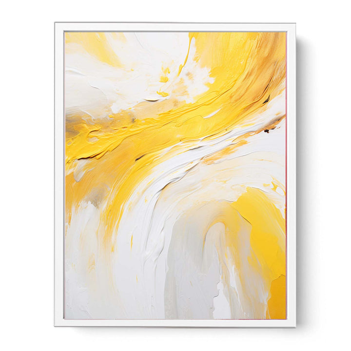 Yellow Knife Abstract Art Painting