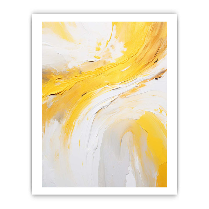 Yellow Knife Abstract Art Painting