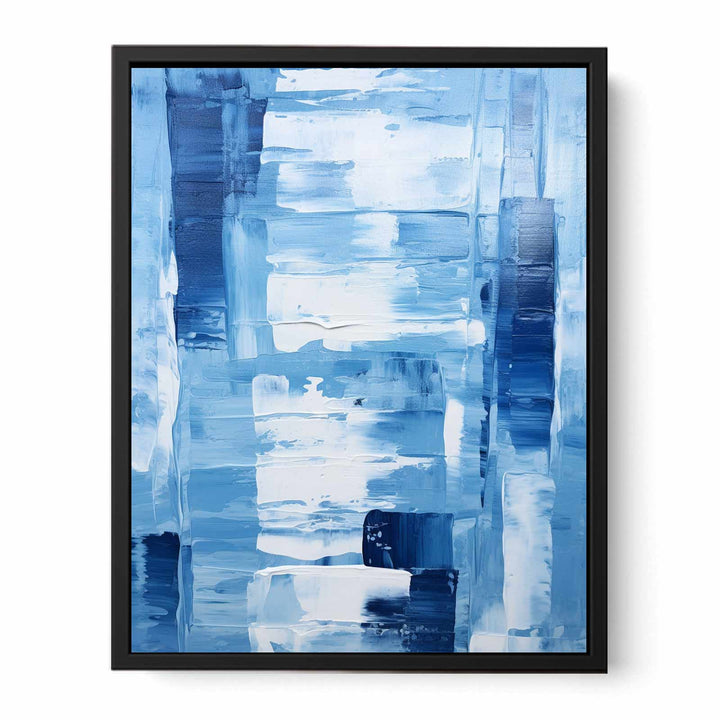 Knife Blue  Abstract Art Painting