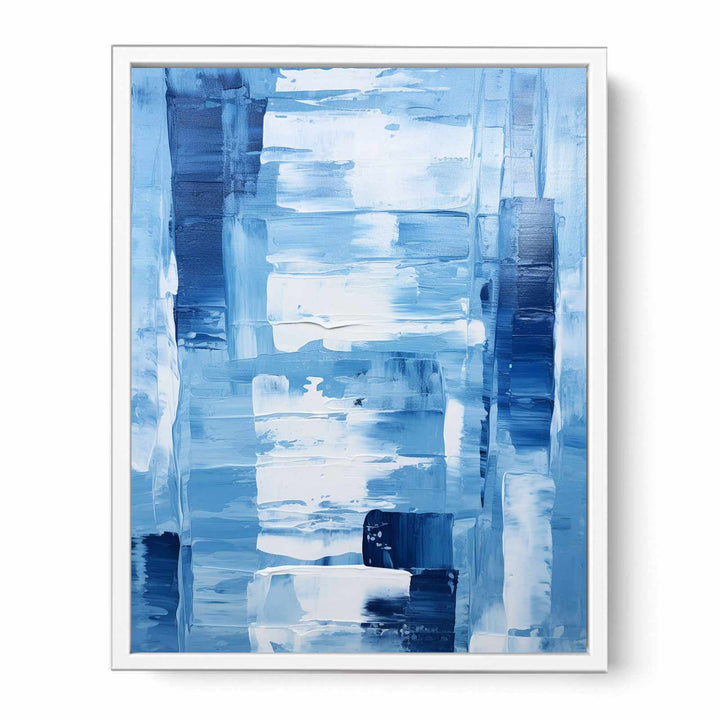 Knife Blue  Abstract Art Painting