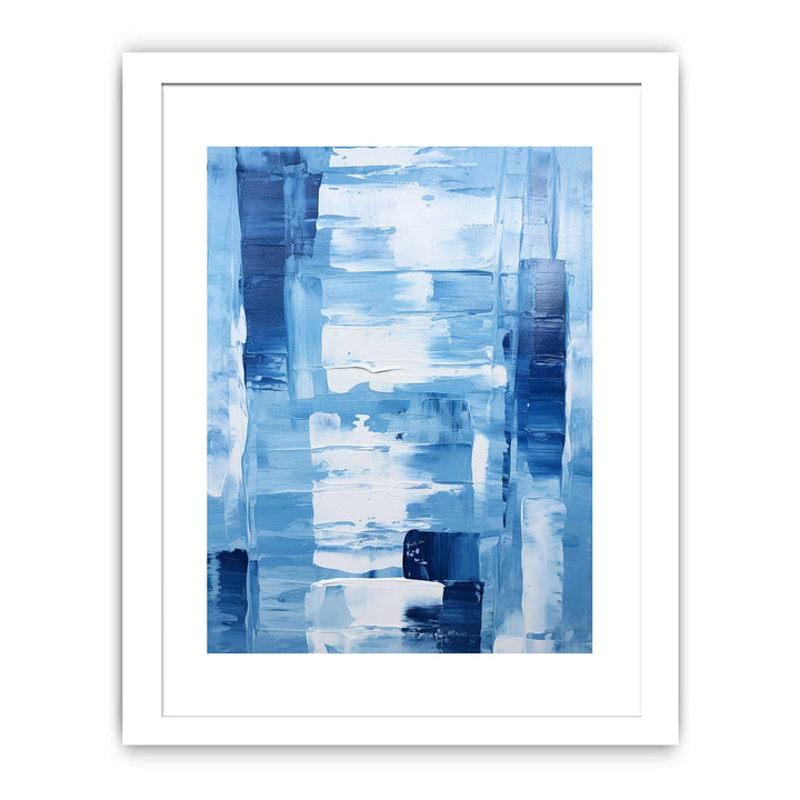 Knife Blue  Abstract Art Painting