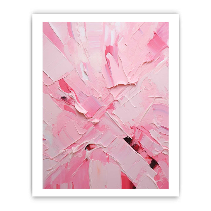 Knife Pink  Abstract Art Painting